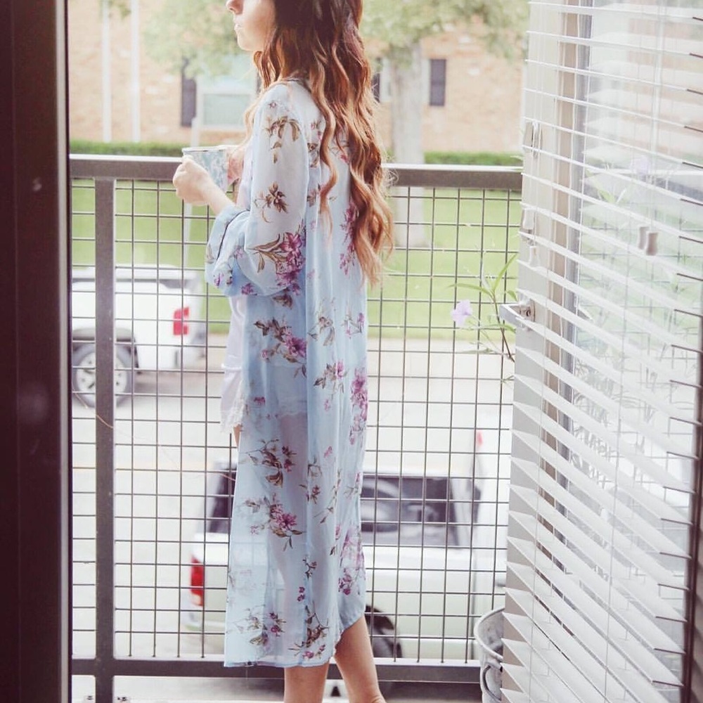 Floral kimono